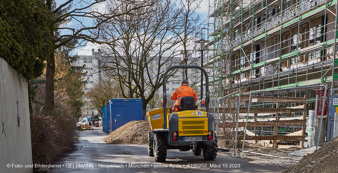 15.03.2023 - Fernwärme und Rohrverlegung an der Grundschule in Neuperlach